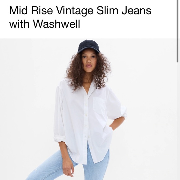 Gap Slim Straight Light Wash Jeans - Picture 10 of 11